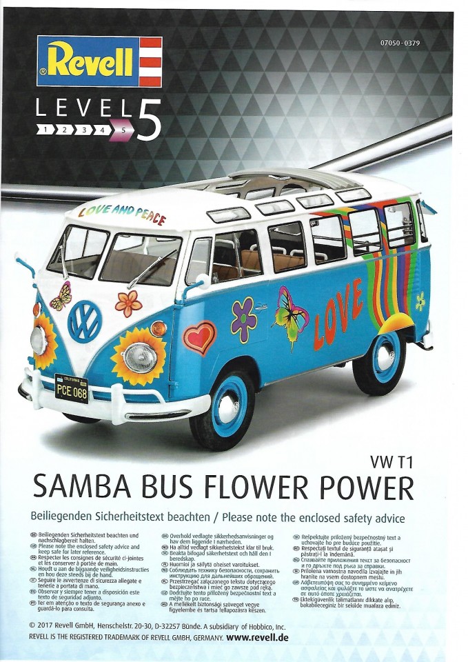 Samba bus flower power - foto povečava