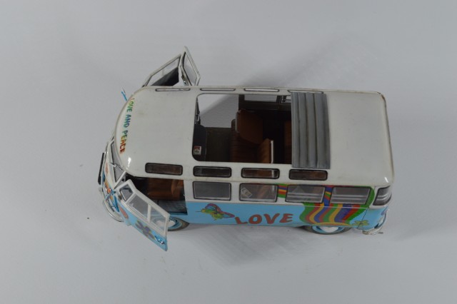 Samba bus flower power - foto