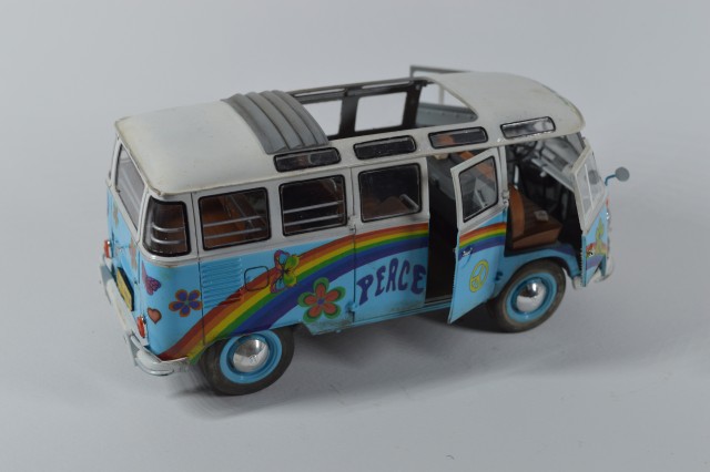 Samba bus flower power - foto