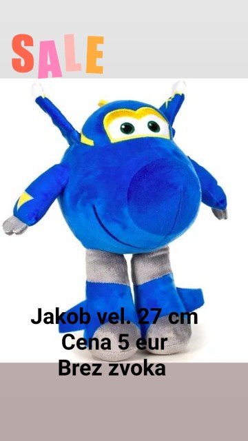 PLIŠ  IGRAČA  SUPER  KRILA   JAKOB  , BREZ  ZVOKA