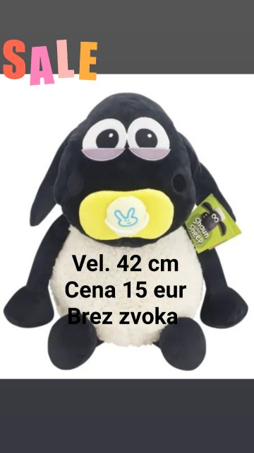 PLIŠ  SHAUN  42  CM  BREZ  ZVOKA