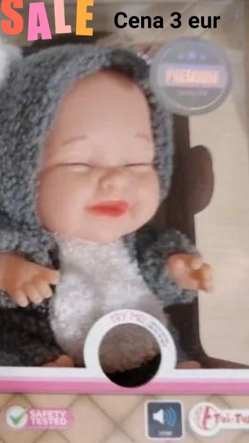 PUNČKA  BEAU  SIVA  Z  ZVOKOM