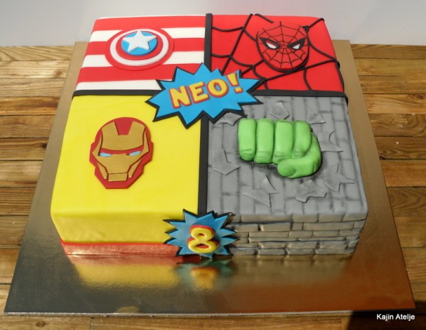 Torta Marvel