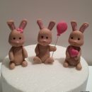 Figurice za torto zajčki