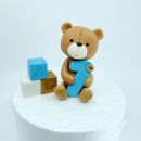Figurica za torto medvedek 1. rojstni dan