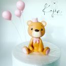 Figurica za torto medvedek 1. rojstni dan