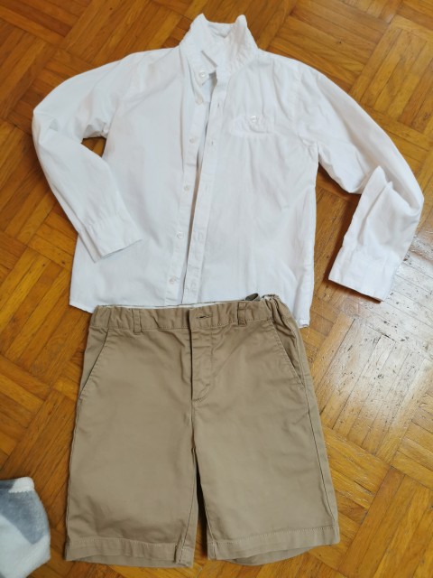 Bela srajca in hlače st. 8(128) - foto