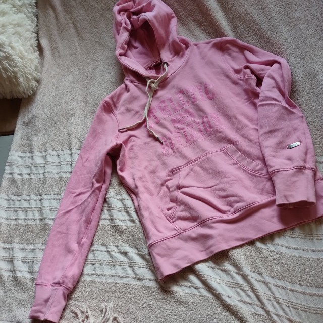 H&M punčkasto roza športni pulover