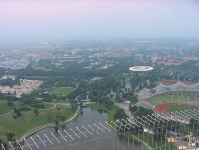 Olimpijski park slikan s stolpa