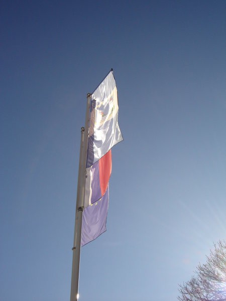Plapolanje zastav v vetru - zame najlepša slikca =)