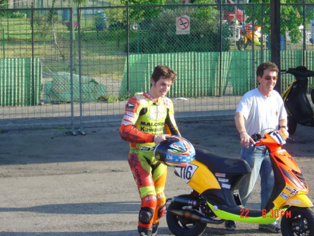 Andreo Spadaro z očetom :) 