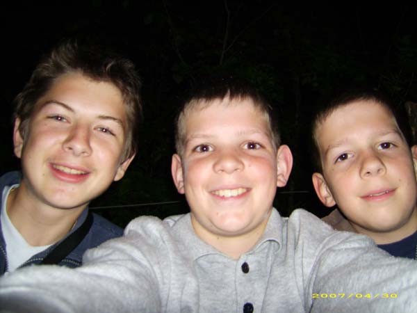 Podmladek idrkega - David, Kevin in Luka