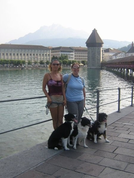 Jaz in Mihela v Luzernu v Švici