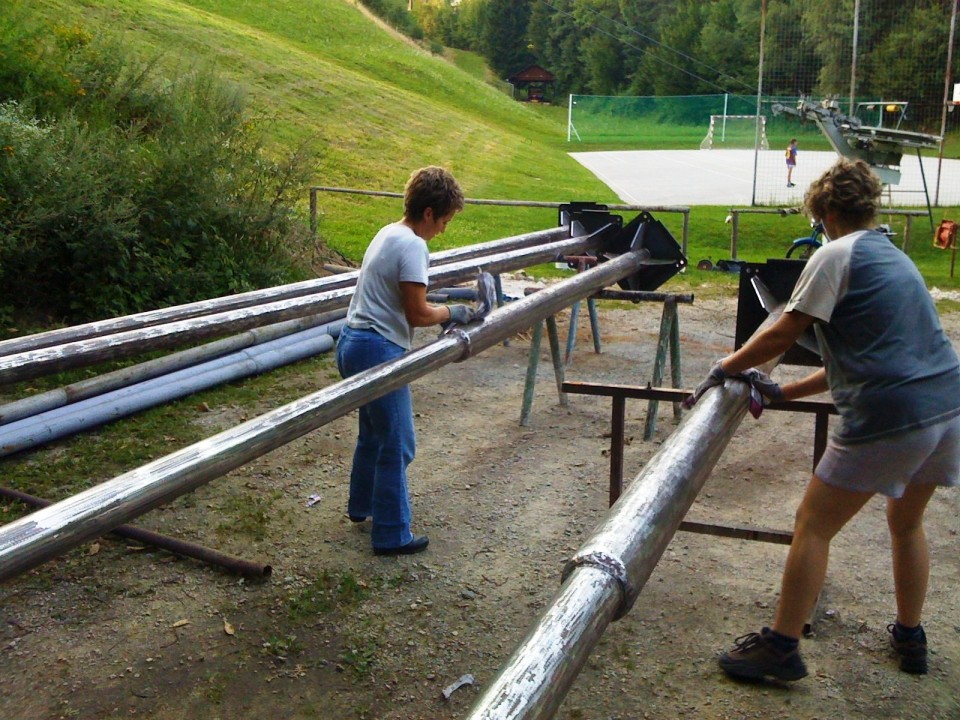 Gradnja rasvetljave-igrišče Zavodnje - foto povečava