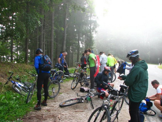 Kolesarjenje v rudnik Mežica 15.8.2007 - foto