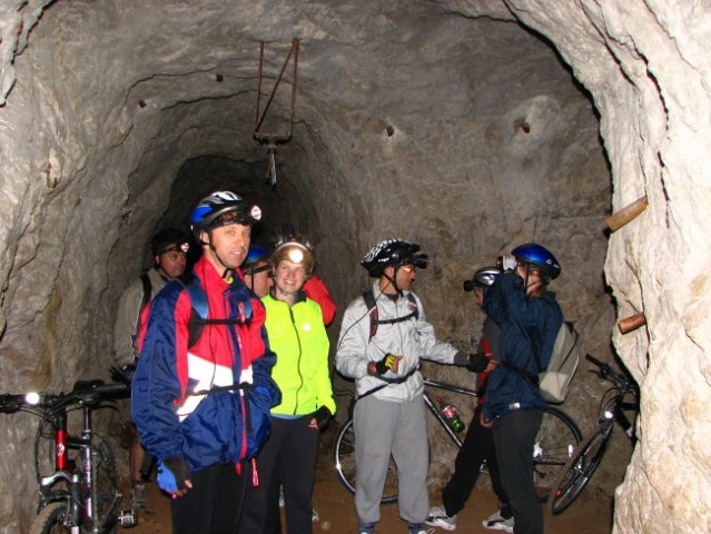Kolesarjenje v rudnik Mežica 15.8.2007 - foto
