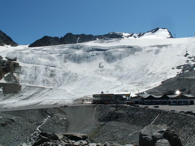 Road Ötztaler gletscherstrasse; 6.8.2009 - foto
