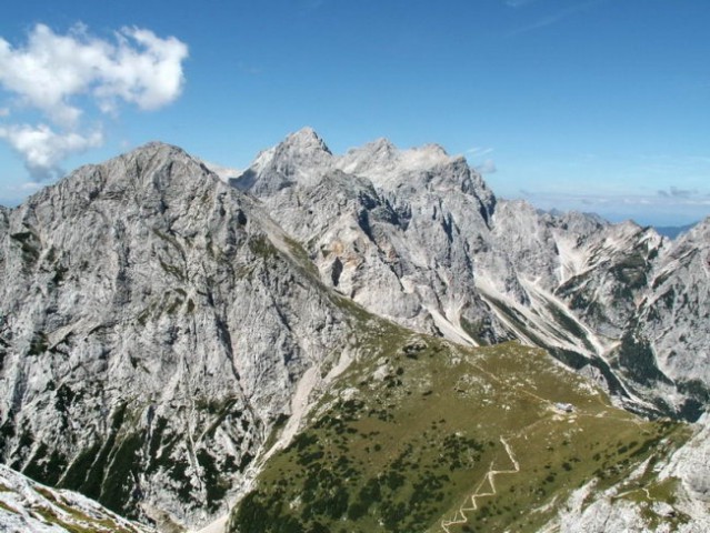 Vrh št. 3 - Brana, piramida nad Kamniškim sedlom