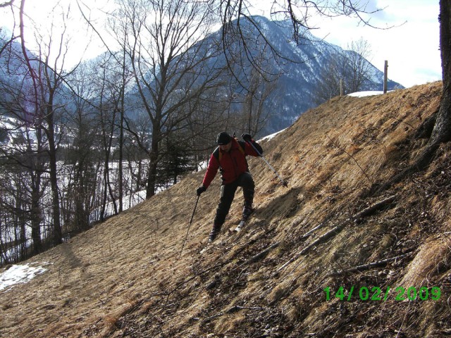 Karavanke - dolina, Febr 2009