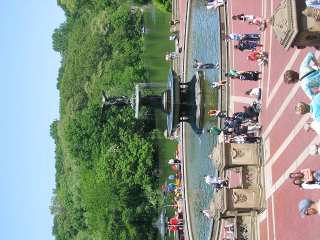 Pogled na B. Fountain, Central Park
