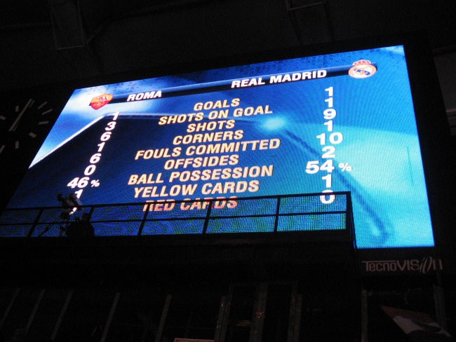 AS Roma - Real Madrid (19.2.2008) - foto povečava