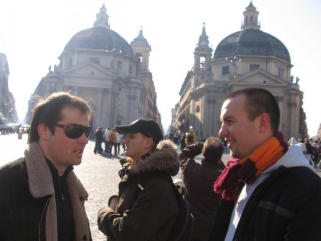 Piazza del Popolo; Tadej, Luka & Mare