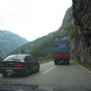 adrenalin je na tejle cesti kar šprical Podgorica - Kolašin