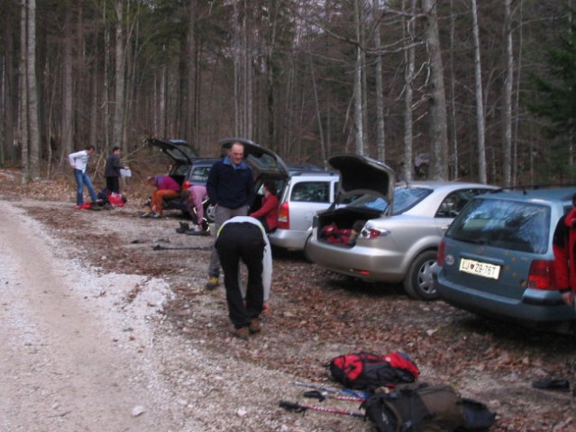 Zaključek na parkirišču