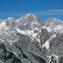 Struca, Skuta, Kranjska rinka, spredaj Kogel in gamsov skret