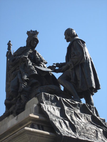 Kraljica Elizabeta in Kolumb