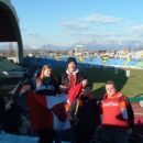 In the stadium ( Katja, Me, Polona & Simon )
