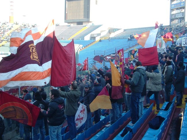 The match about to start...FORZA ROMA!