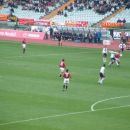 action on the pitch