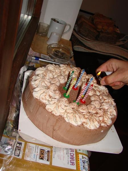 In torta za slavljenca
