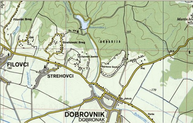 Od Dobrovnika do Bukovniškega jezera je še slabe 3 km.