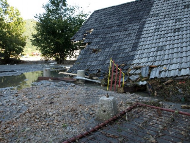 Železniki poplave 2007 - foto