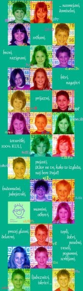 Pisane rožice našega razreda