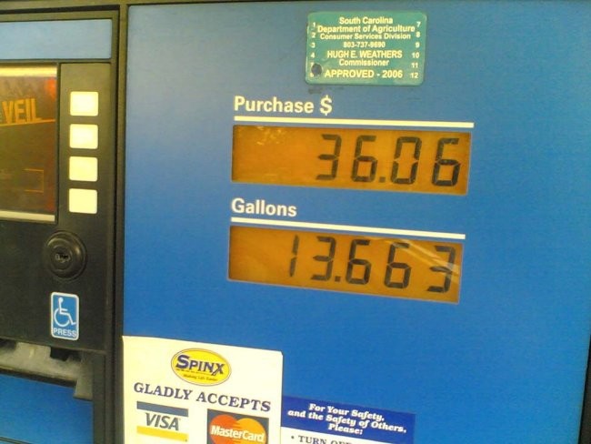 Cena bencina