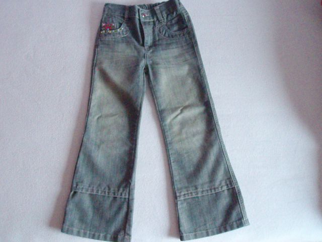 Mehki jeans hlače - tanjše št.122