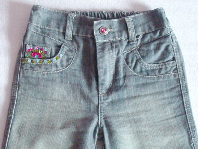 Mehki jeans hlače - tanjše št.122