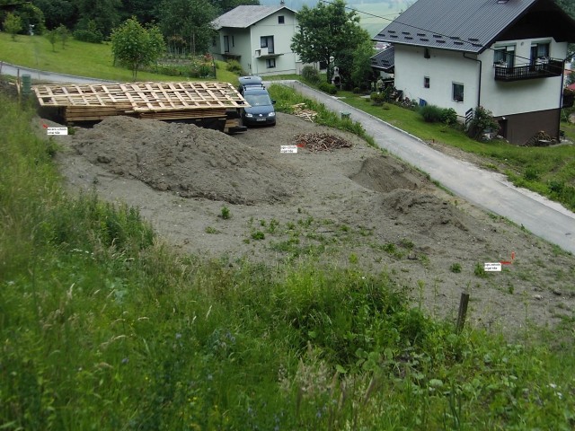 Zakoličba naše hiše.
