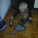moja najboljša igrača...poleg čevljev, je metla in smetišnica :-)))))