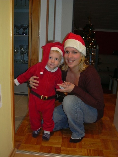 Mali božiček in mami božička :-)