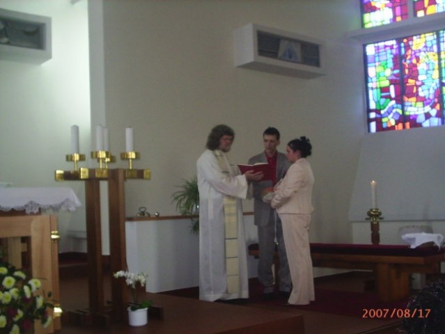 Poroka in krst - foto