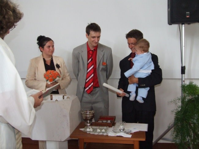 Poroka in krst - foto povečava