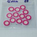 gumbki mali z robom plastični pink