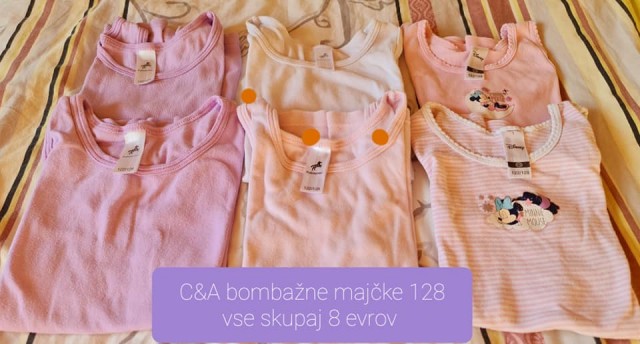 Spodnje majčke 128