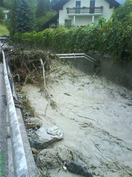 Poplava v Cerknem - foto